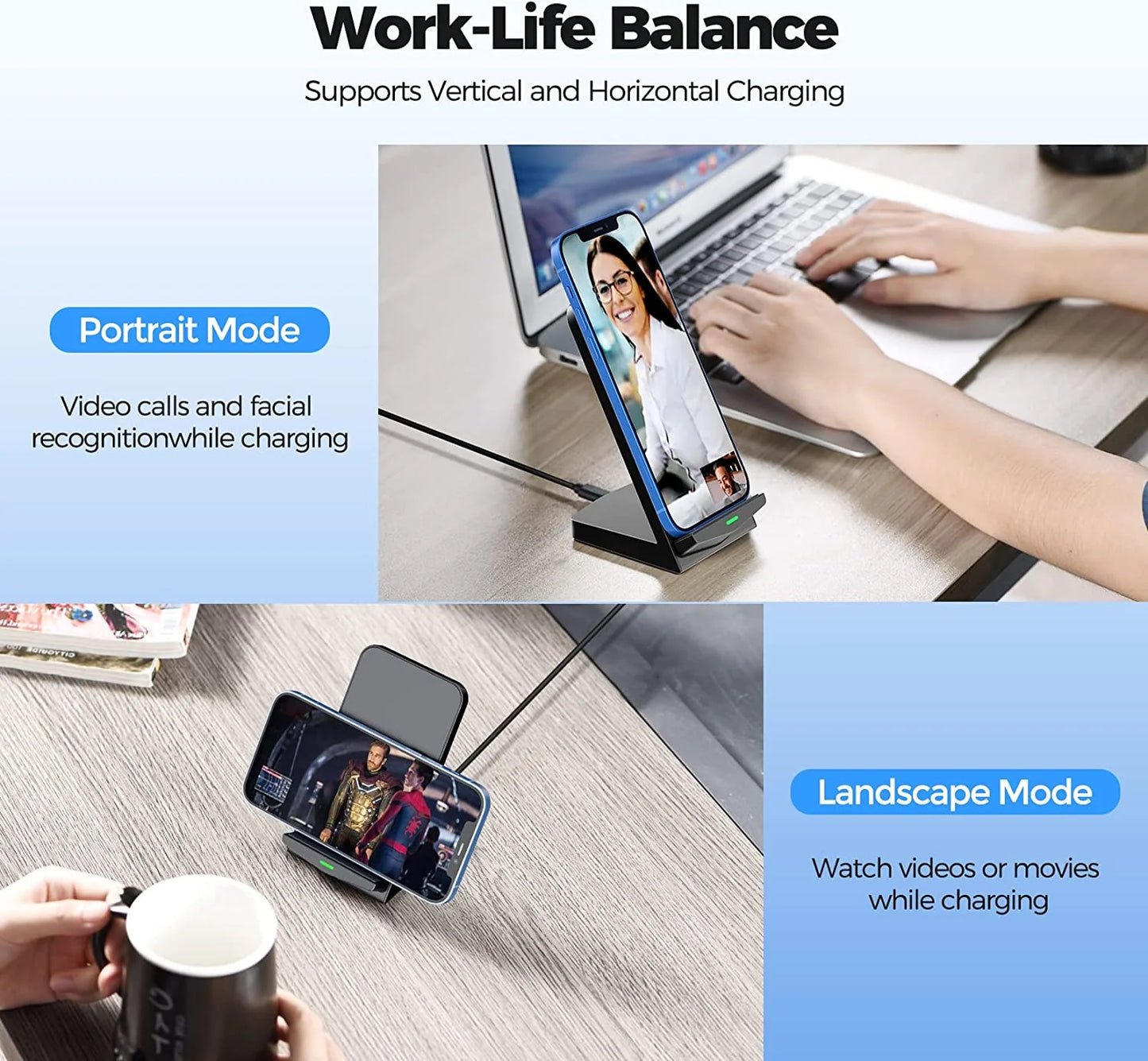 Wireless Charge 2 Pcak, iPhone Wireless Charger